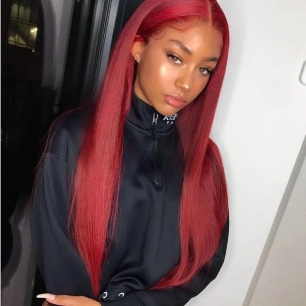 Red Front Lace Wig